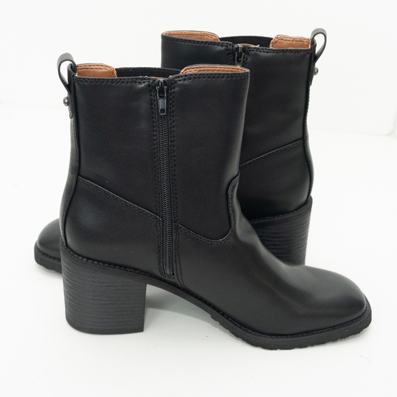 Zodiac - Claret Block Heel Chelsea Booties - Picture 9 of 13
